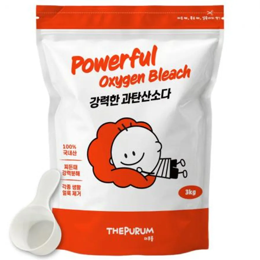 더푸룸 과탄산소다 3kg 애벌빨래 표백 탈취 가루세제 이미지