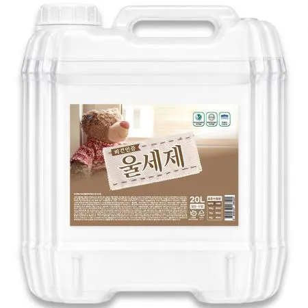 더푸룸 액체세제 중성 20L 대용량 울 세탁세제 