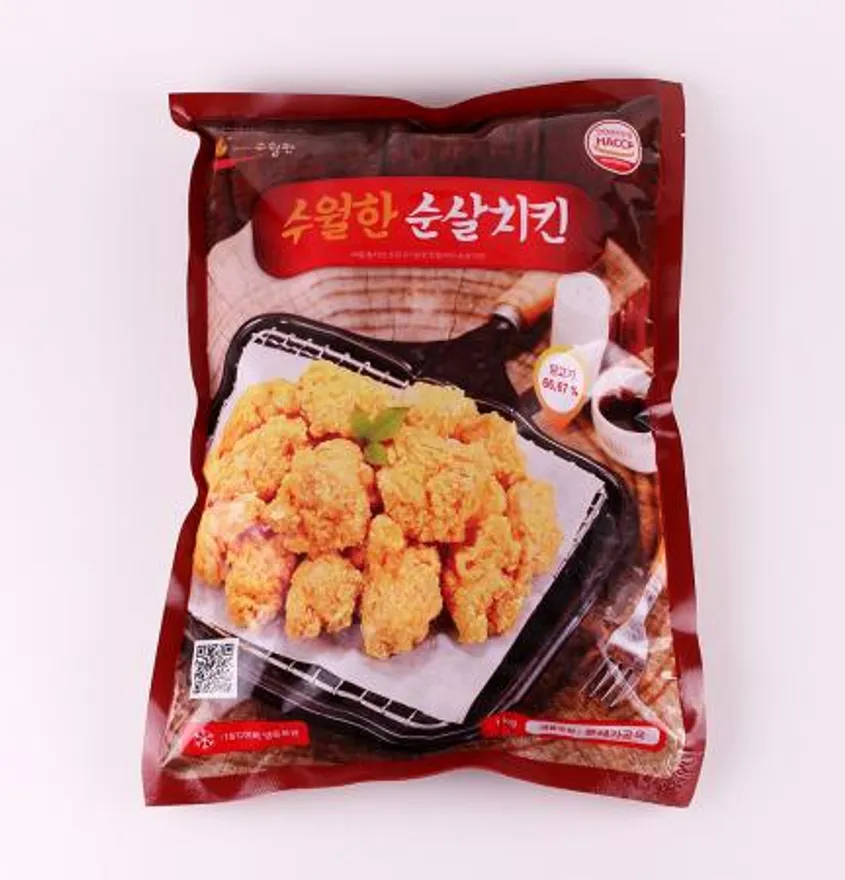 수월한 순살치킨 3kg, 1kg * 3개 이미지