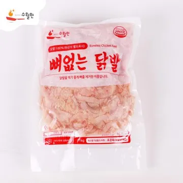 뼈없는닭발 12kg, 1kg * 12개