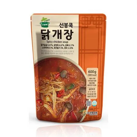 선봉식품 선봉쿡 닭개장 600gX25개 1박스 (상온)