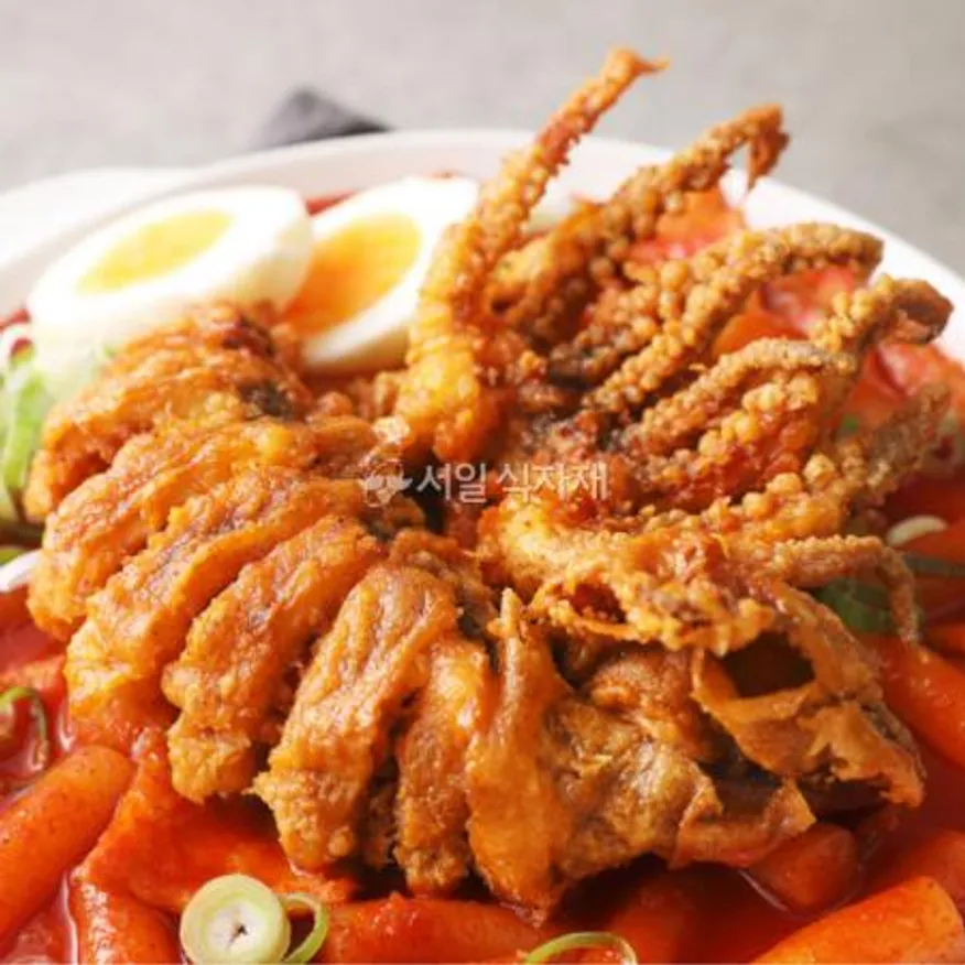 푸딩팩토리 튀김용 불꽃 통 오징어 튀김 750g (3미) 이미지