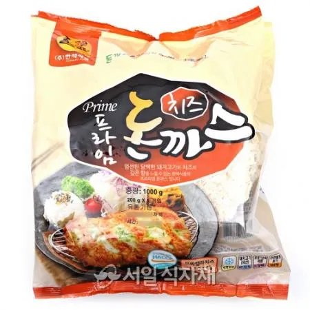 한맥식품 프라임 치즈 돈까스 1kg (200gX5개) 반찬 안주 업소용