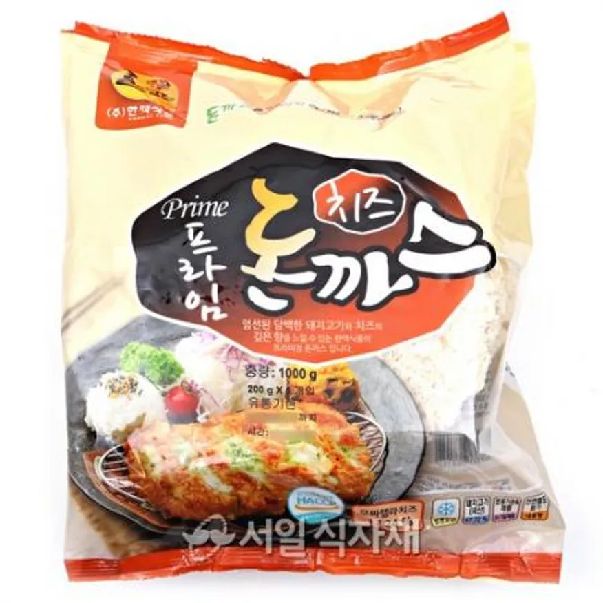 한맥식품 프라임 치즈 돈까스 1kg (200gX5개) 반찬 안주 업소용 이미지