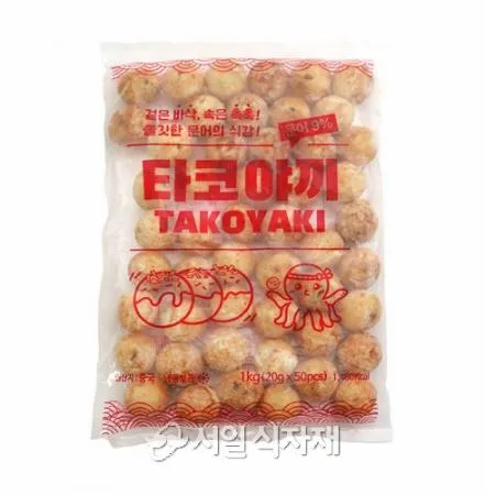 지엔씨 타코야끼 볼 1kg (20gX50개) 타꼬야끼 문어 빵 간식 야식 안주