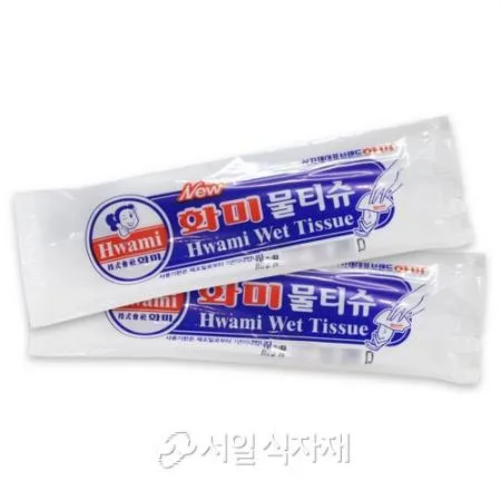 화미 위생 물티슈 물수건 업소용 식당용 400매 1박스 이미지
