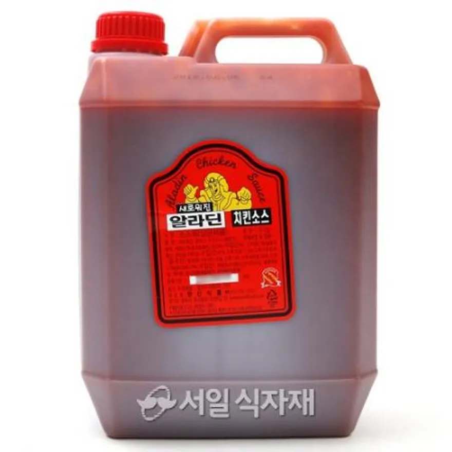 한신식품 알라딘 치킨 소스 양념 매운 맛 5kg 업소용 대용량 이미지
