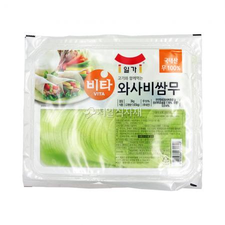 일가 비타 와사비 쌈무 업소용 대용량 3kg (국내산 무)