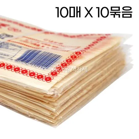 대관령 도미표 나무 박판지 100매 (34X12cm) 우수이다 횟집종이 회종이 이미지