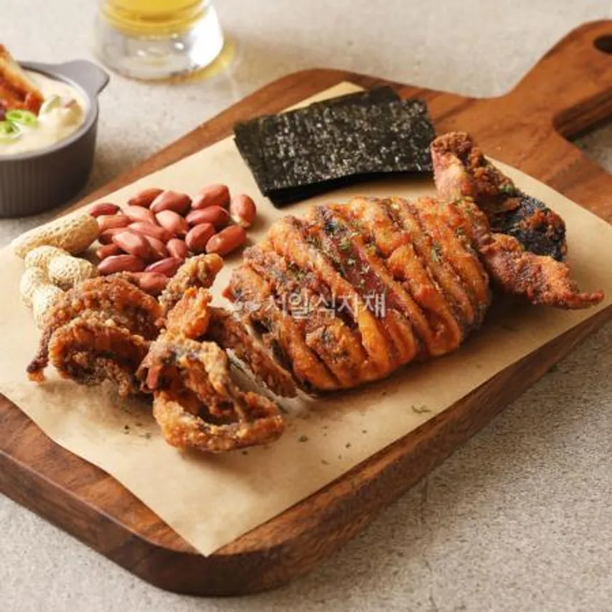 푸딩팩토리 튀김용 불꽃 통 오징어 튀김 750g (3미) 이미지