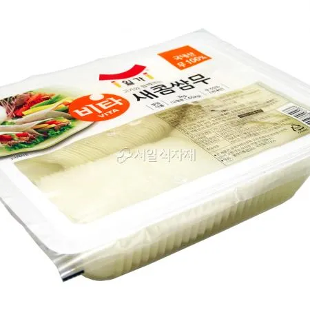 일가 비타 새콤 쌈무 3kg 무쌈 업소용 식당용 대용량 이미지