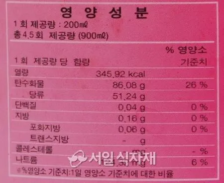 포시즌F&B 체리 시럽 칵테일 음료 베이스 900ml 이미지