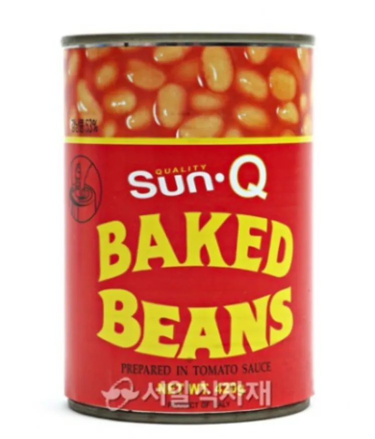 썬큐 베이크드 빈스 부대찌개 콩 통조림 420g 이미지