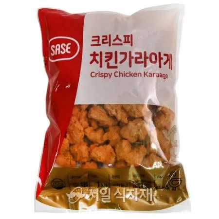 사세 크리스피 치킨 가라아게 1kg 닭 강정 후라이드 튀김