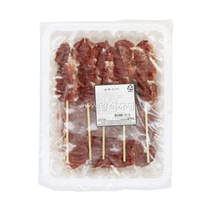 토담푸드 염통 꼬치 360g (20개입) 바베큐 구이 안주 간식 이미지