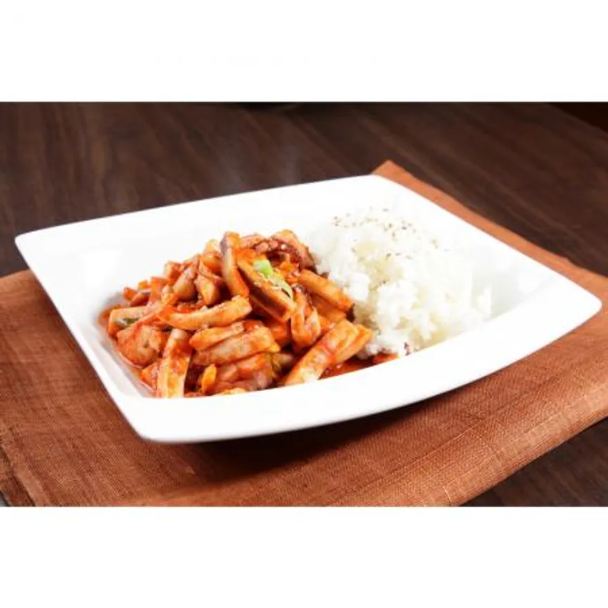 창조식품 오징어 덮밥용 215g 간편식 즉석요리 레토르트 밀키트 볶음 덮밥 소스 이미지