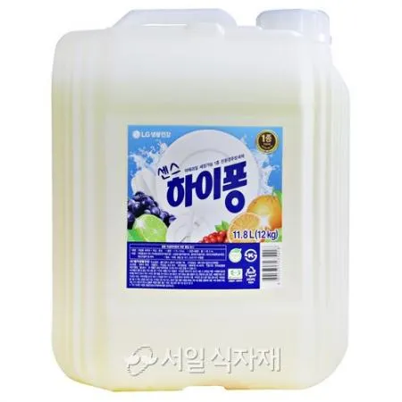 LG생활건강 센스 하이퐁 12kg 주방용 중성 세척제 세제 업소용 대용량