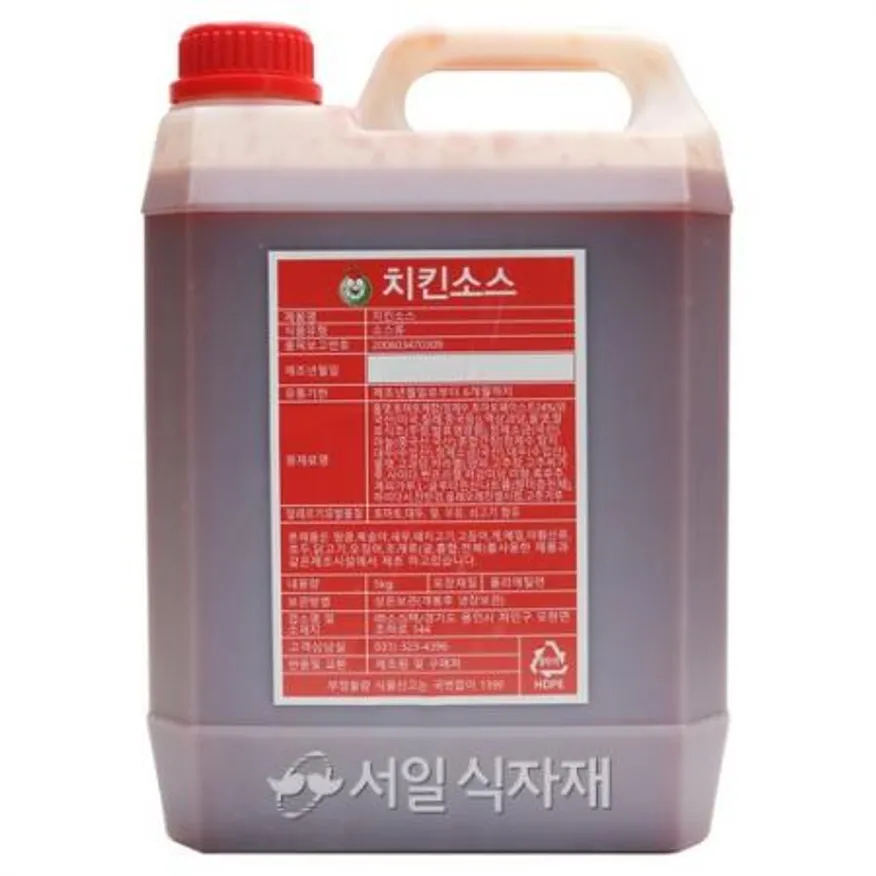 소스텍 치킨 양념 소스 대용량 업소용 5kg 이미지