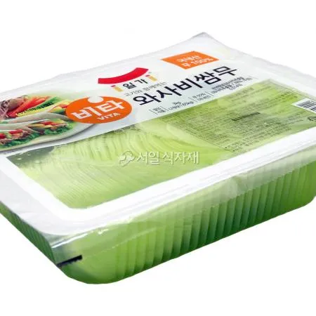 일가 비타 와사비 쌈무 업소용 대용량 3kg (국내산 무) 이미지