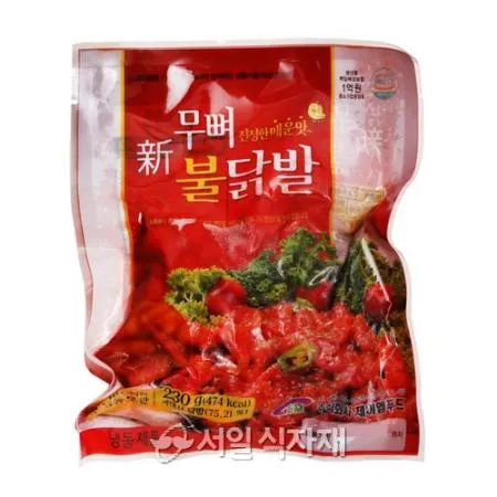 들마루 신 무뼈 불닭발 230g 매운 매콤 닭발 호프 포차 술 안주 야식