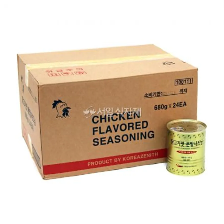 코리아제니스 레벤 닭고기맛 분말 시즈닝 680gX24개 1박스 이미지
