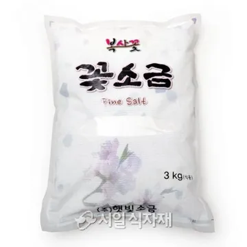 햇빛소금 복사꽃 꽃소금 3kg