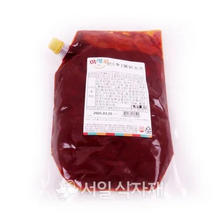 혜성식품 마세로 신 불닭 소스 2kg 매운 매콤 양념 업소용
