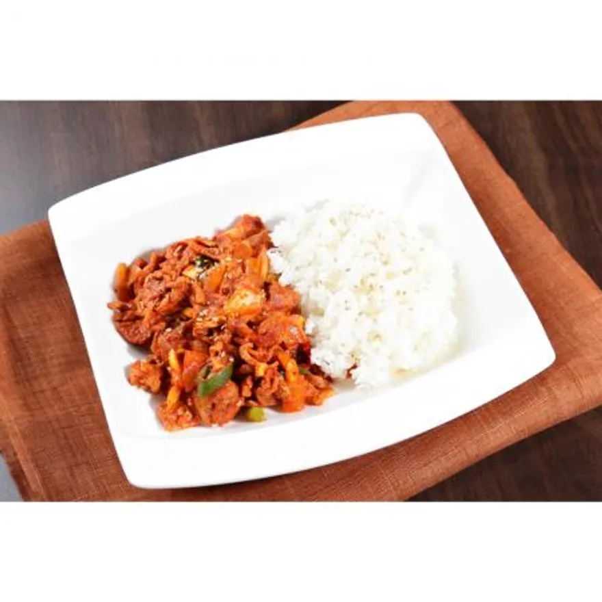 창조식품 제육 덮밥용 215g 간편식 즉석요리 레토르트 밀키트 볶음 덮밥 소스 이미지