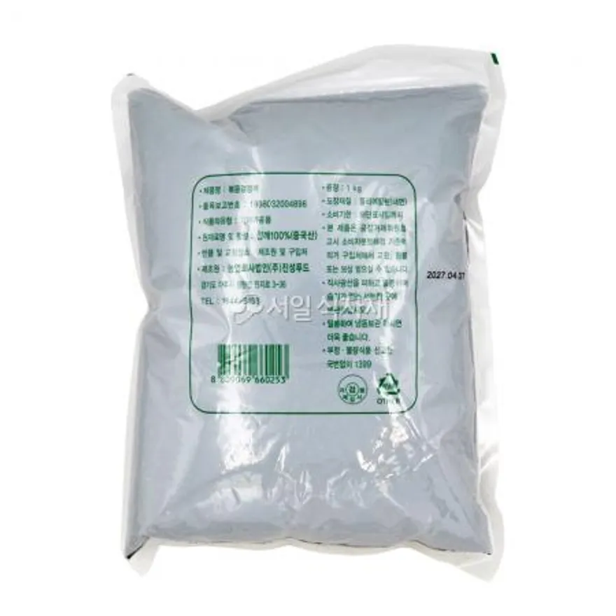 진성푸드 신비로 볶음 검정 깨 1kg 볶은 통깨 검은깨 흑임자 이미지