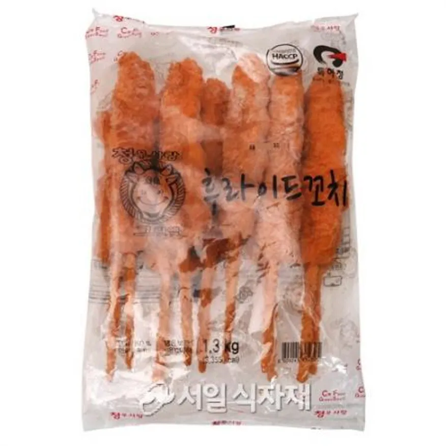 청우푸드 후라이드 꼬치 1.3kg (130gx10개) 닭 치킨 순살 간식 분식 안주 이미지