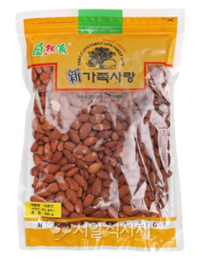 맛사랑 아몬드 가염 600g 견과 간식 안주 제과 제빵 베이킹 이미지