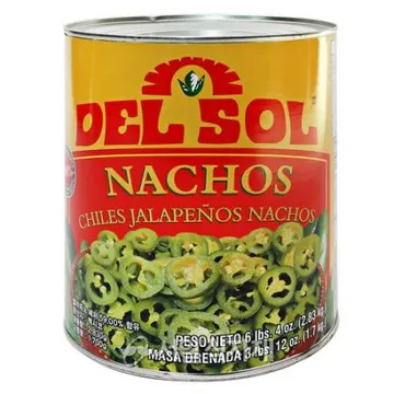 델솔 나쵸 슬라이스 할라피뇨 페퍼스 업소용 대용량 2.83kg