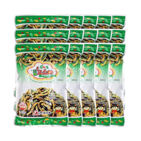 맛사랑 김 고소아 호프 맥주 술 안주 옛날 과자 500g X 15개 1박스