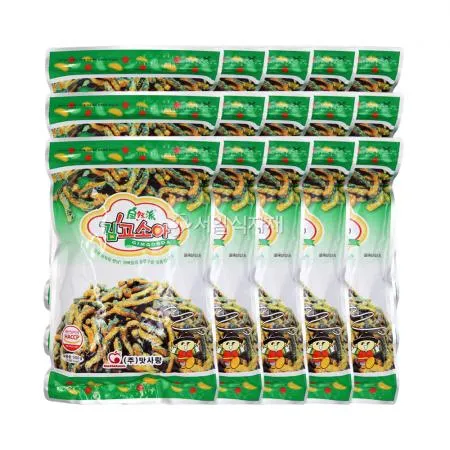 맛사랑 김 고소아 호프 맥주 술 안주 옛날 과자 500g X 15개 1박스