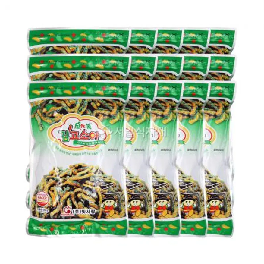 맛사랑 김 고소아 호프 맥주 술 안주 옛날 과자 500g X 15개 1박스 이미지