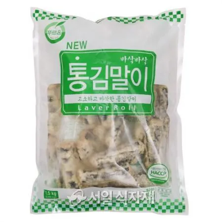 푸르온 통 김말이 튀김 1.5kg 분식 간식 안주 사이드