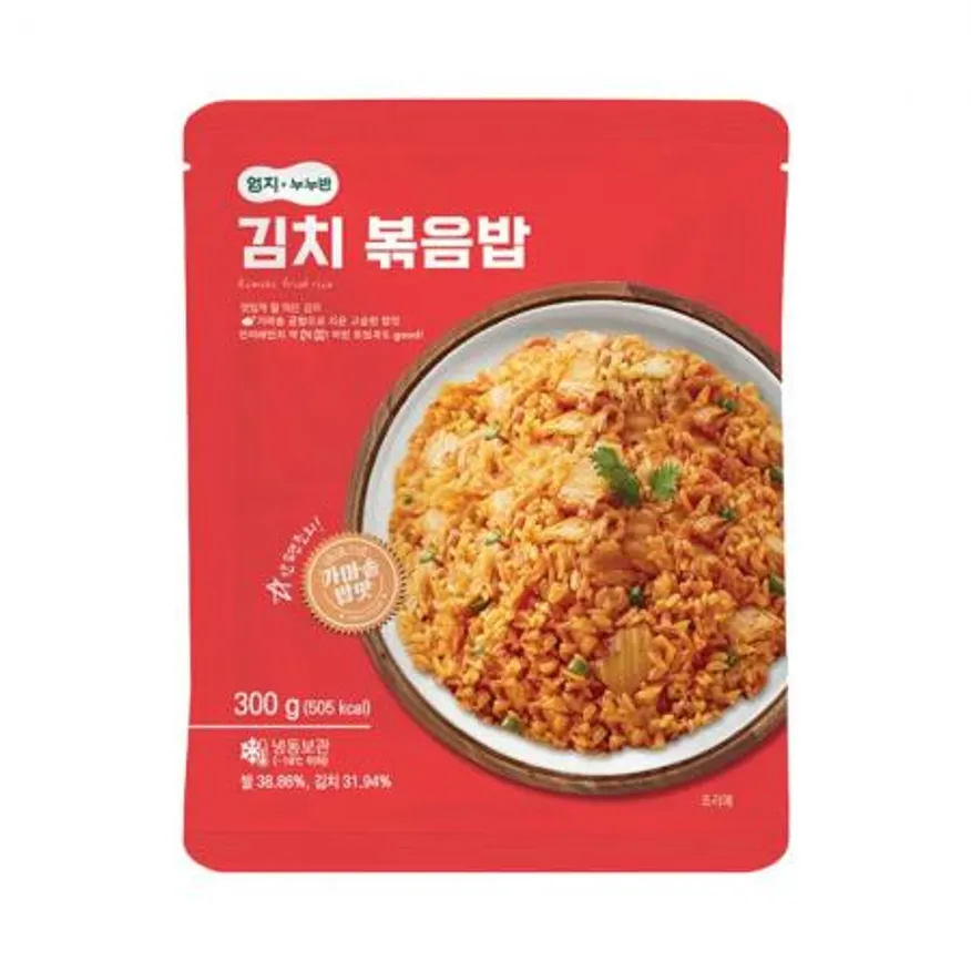 엄지 김치 볶음밥 300g 냉동 밥 간편식 간편요리 이미지