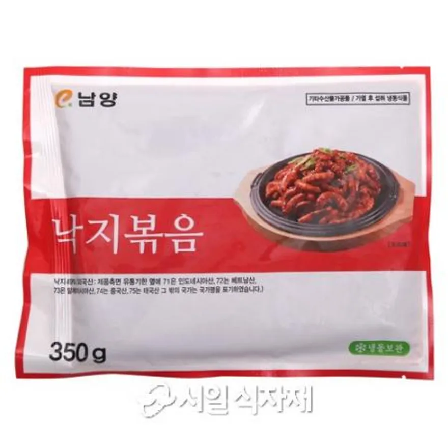 냠냠 낙지 볶음 350g 덮밥 간편 조리 요리 호프 포차 주점 술 안주 야식 이미지