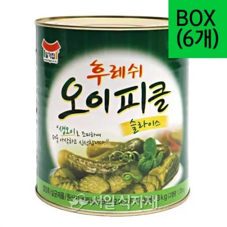 일가집 후레쉬 오이 피클 슬라이스 3kg X 6개 1박스