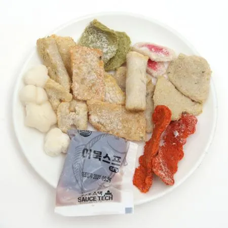 풍년 맛있는 어묵 전골 320g (소스 포함) 종합 모듬 오뎅 탕 호프 주점 술집 안주 캠핑 이미지