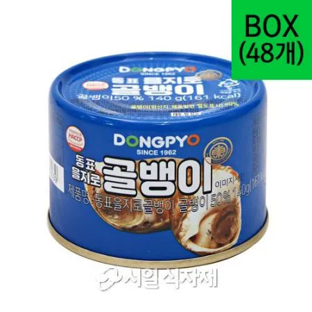 [동표] 골뱅이 소 BOX 140gX48개