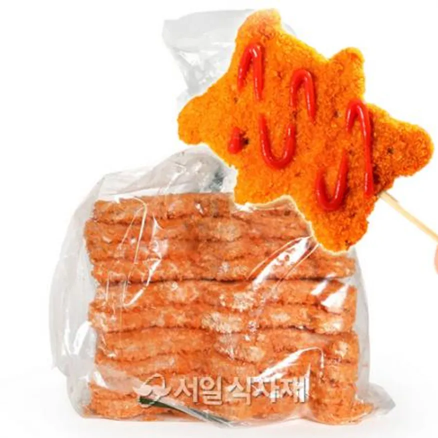 추억의 분식집 곰돌이 치킨까스 (피카츄 돈까스) 1kg (100gX10개) 이미지