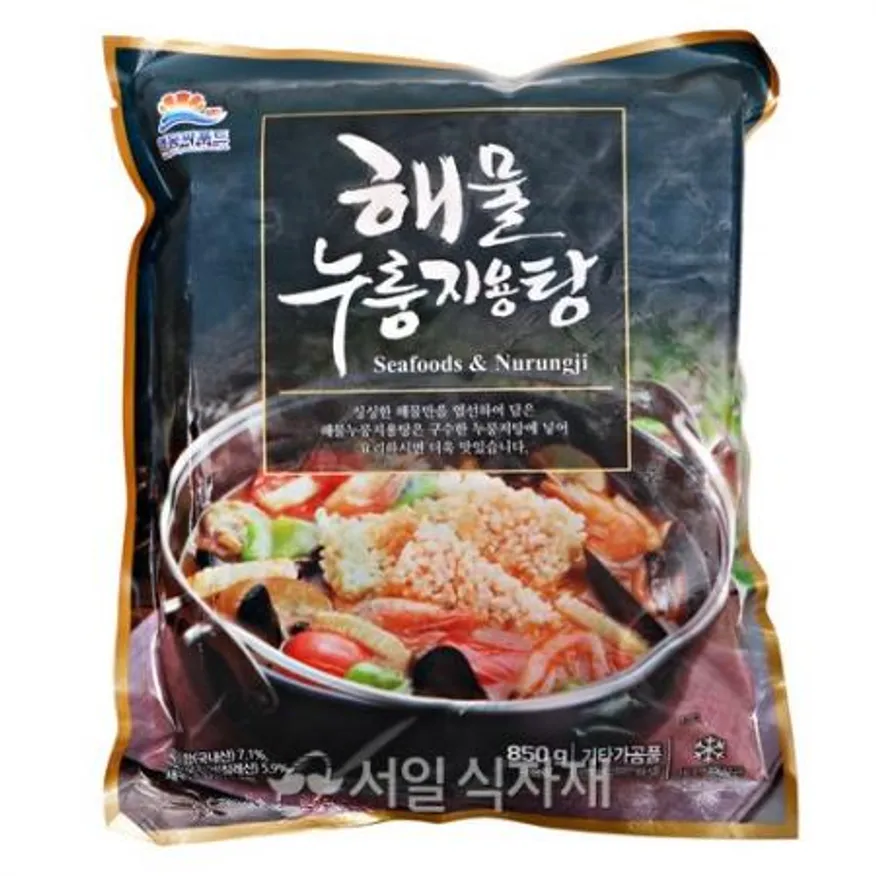 영동씨푸드 해물 누룽지용탕 탕요리 간편식 밀키트 안주 850g 이미지