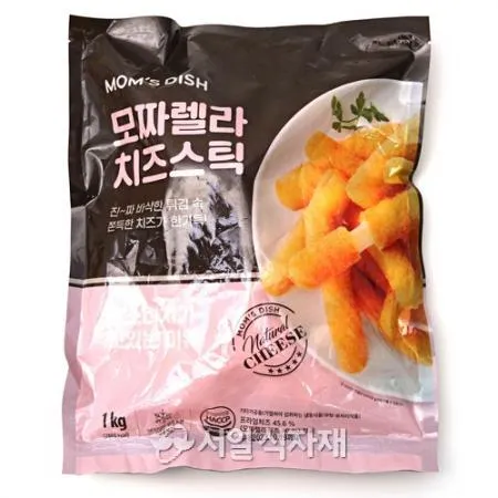 맘스디쉬 모짜렐라 치즈 스틱 1kg 튀김 간식 야식 안주