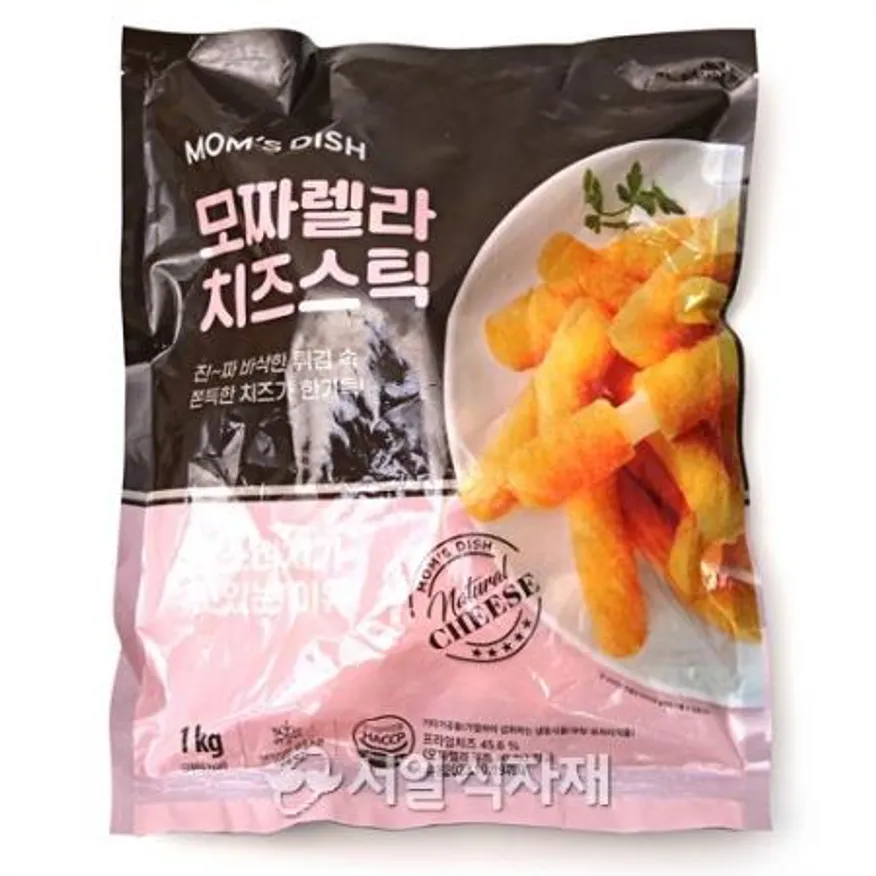 맘스디쉬 모짜렐라 치즈 스틱 1kg 튀김 간식 야식 안주 이미지
