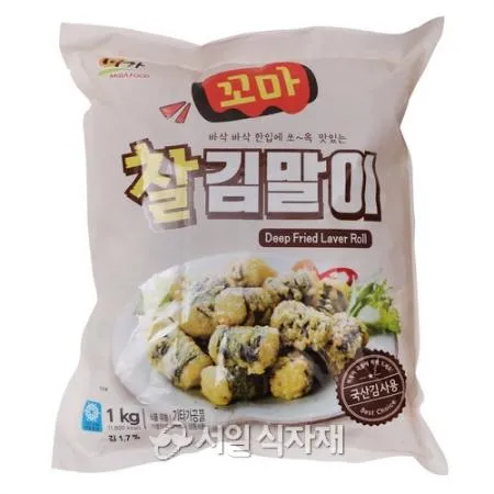 미가 꼬마 찰 김말이 튀김 1kg 분식 간식 안주