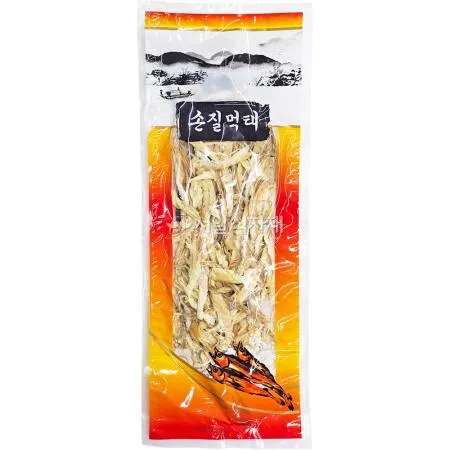 동해 먹태채 120g (머리+껍질 포함 손질 먹태) 명태 명태채 건어포 술 마른 안주