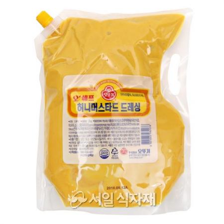 오뚜기 오쉐프 허니 머스타드 드레싱 2kg