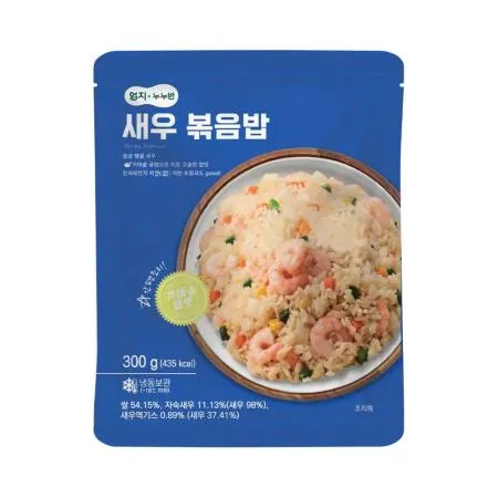 엄지 새우 볶음밥 300g 냉동 간편 식 밥 요리 레토르트