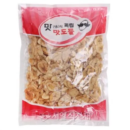 맛도들 프리미엄 바나나칩 500g 말린 건 바나나 간식 안주